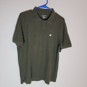 Banana Republic Mens Drab Green Polo